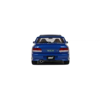 SUBARU IMPREZA WRX TYPE R STI VER. V LIMITED SONIC BLUE 1999 OttO mobile 1:18 Resinemodell (Türen, Motorhaube... nicht zu öffnen!)